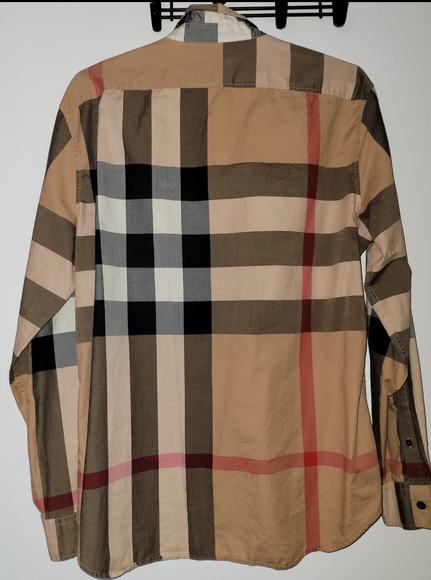 **SOLD** Burberry stretch cotton poplin shirt - Picture 5 of 8